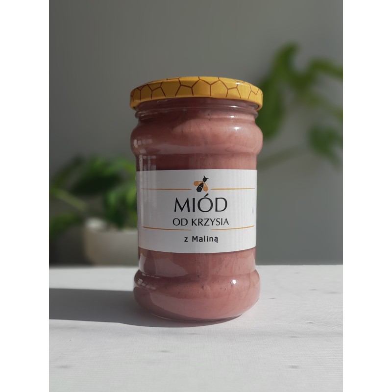 Miód Kremowany z Maliną 350g