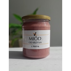 Miód Kremowany z Maliną 620g