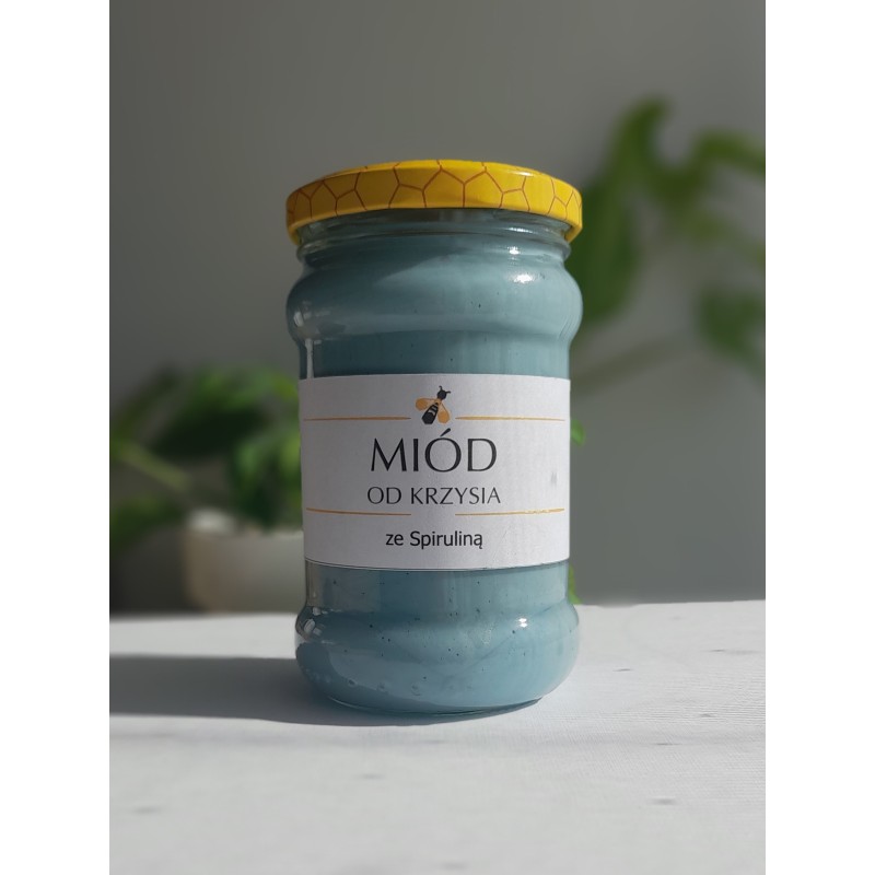 Miód Kremowany ze Spiruliną 350g