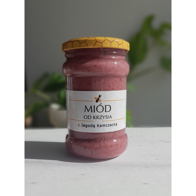 Miód Kremowany z Jagodą Kamczacką 350g