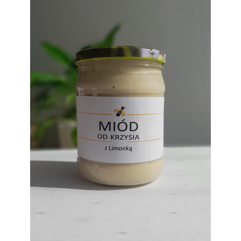 Miód Kremowany z Limonką 620g