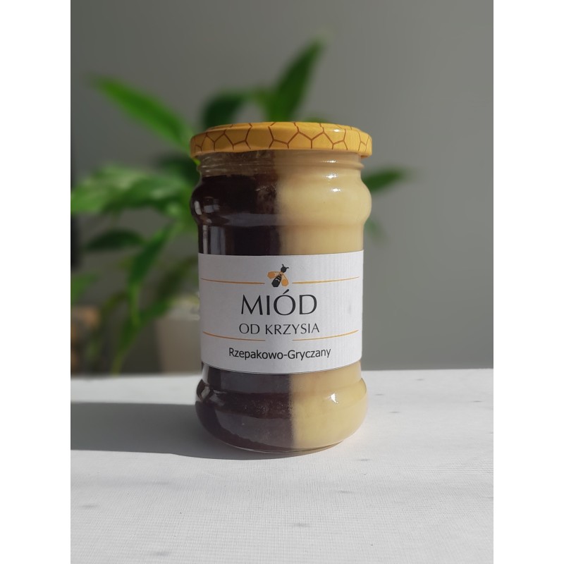 Miód Rzepakowo-Gryczany 350g
